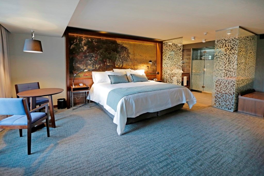 Hotel Cumbres Lastarria Σαντιάγκο Εξωτερικό φωτογραφία A room at the hotel
